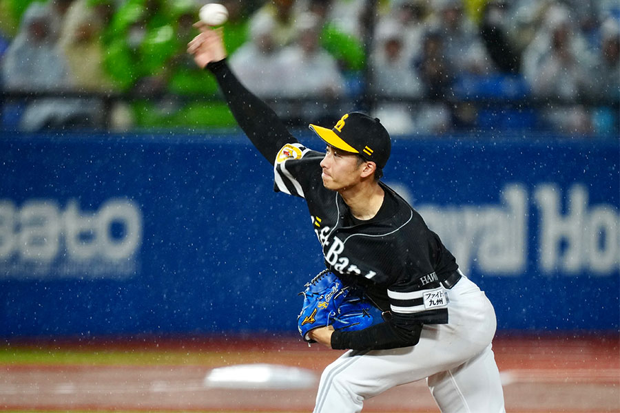 ソフトバンク・板東湧梧【写真：矢口亨】