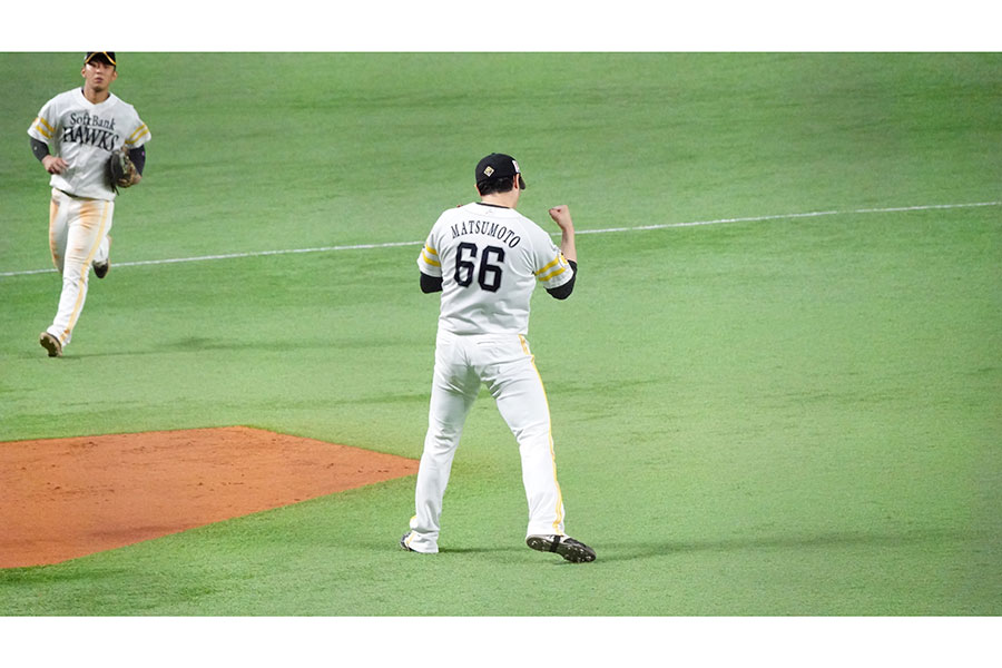 ソフトバンク・松本裕樹【写真：竹村岳】