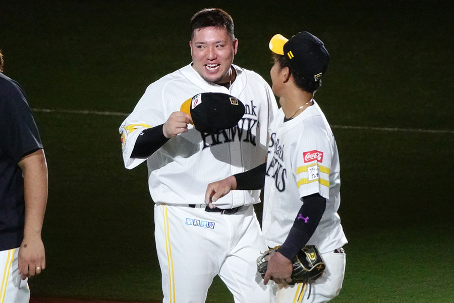 ソフトバンク・山川穂高【写真：竹村岳】