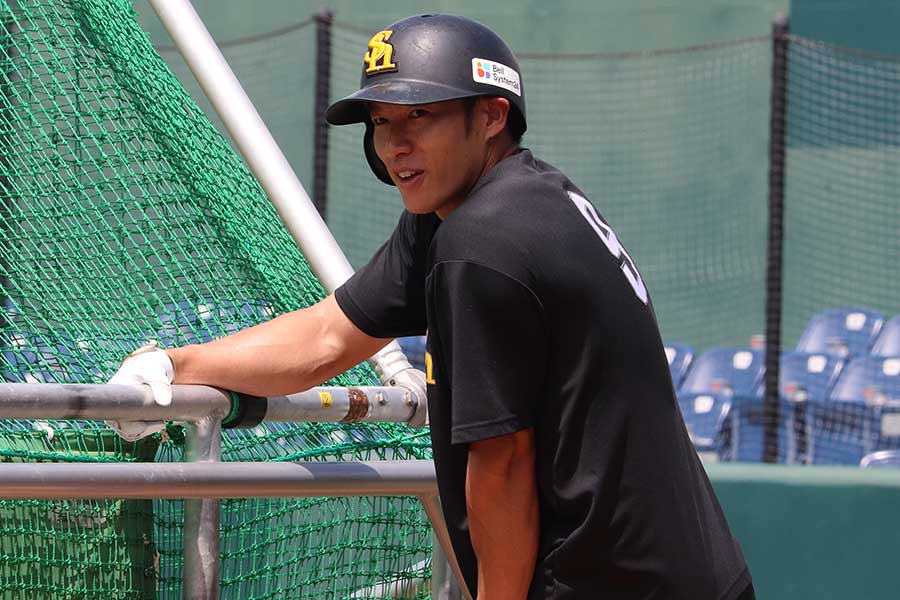 ソフトバンク・柳田悠岐【写真：飯田航平】