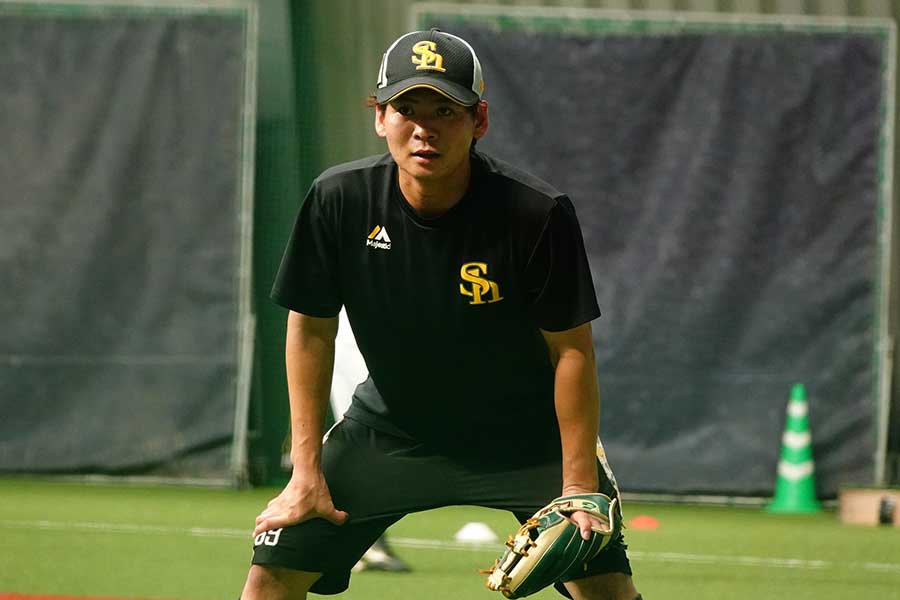 ソフトバンク・仲田慶介【写真：竹村岳】