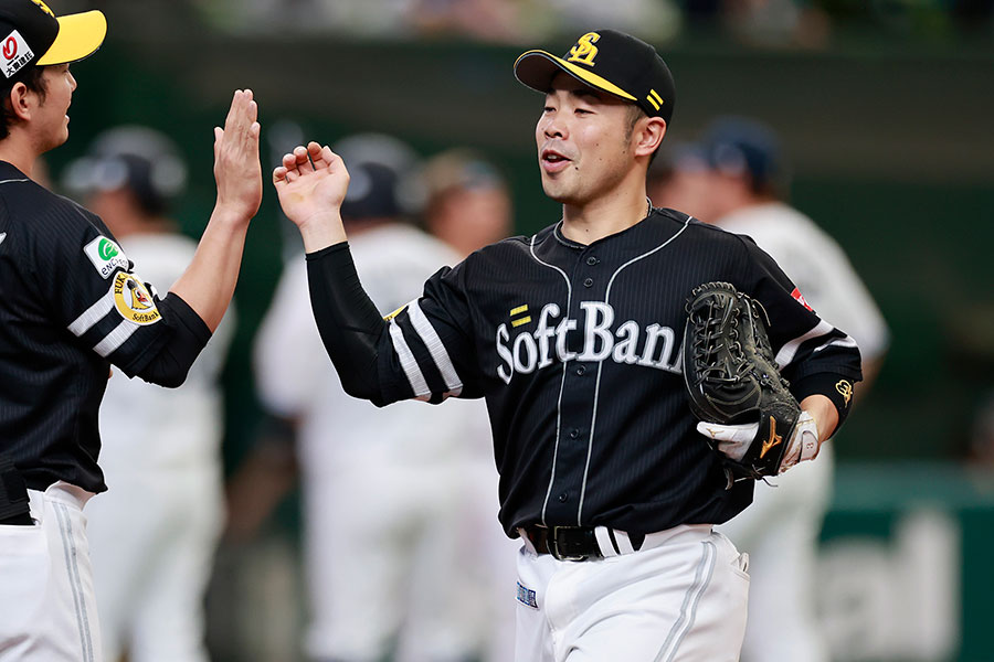 ソフトバンク・近藤健介【写真：小池義弘】