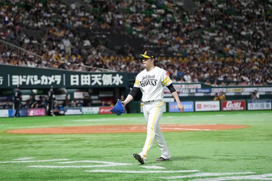 ソフトバンク・松本裕樹【写真：荒川祐史】