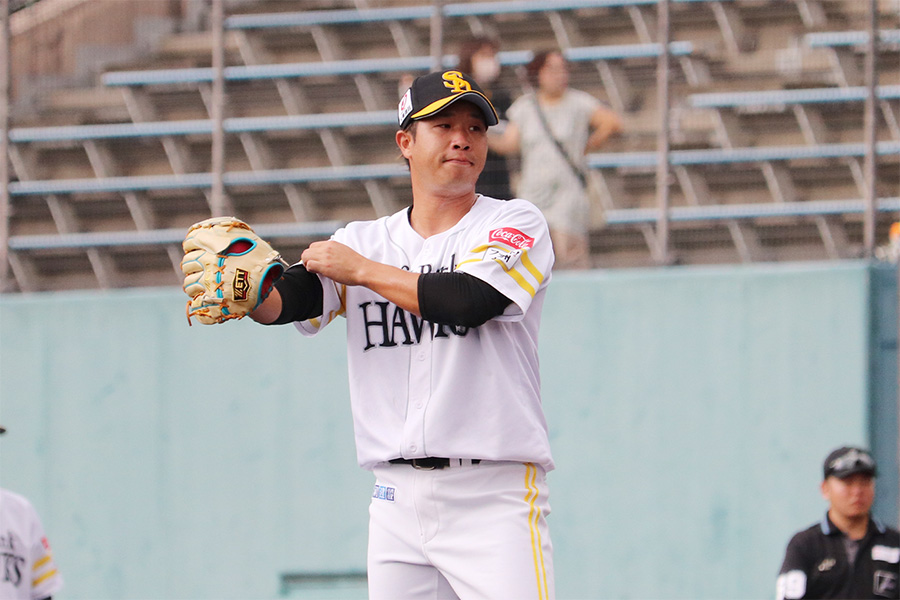 ソフトバンク・鍬原拓也【写真：飯田航平】