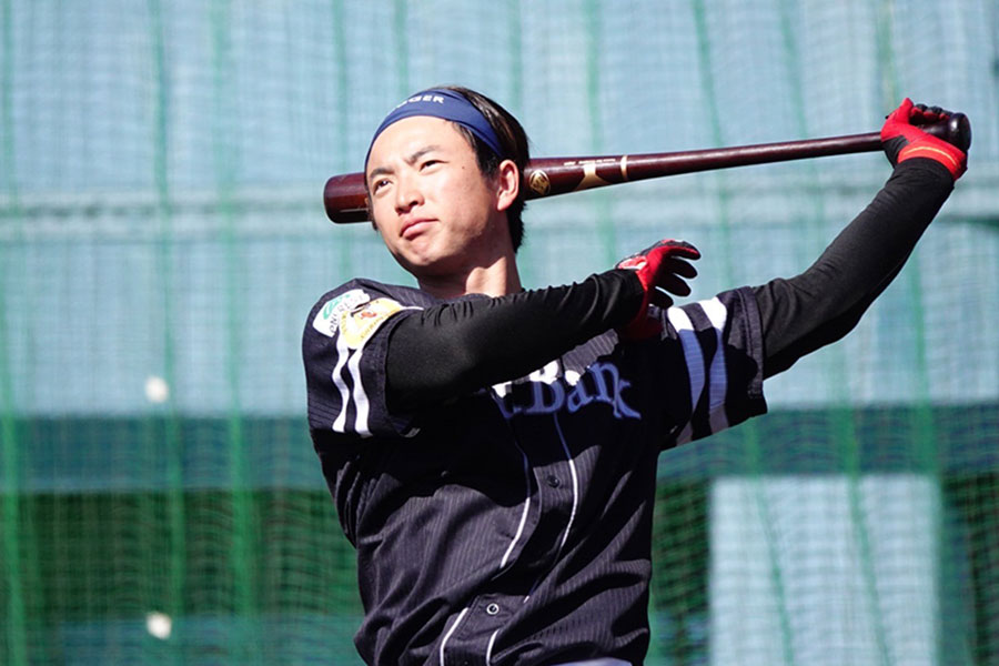 練習に励む桑原秀侍【写真：竹村岳】