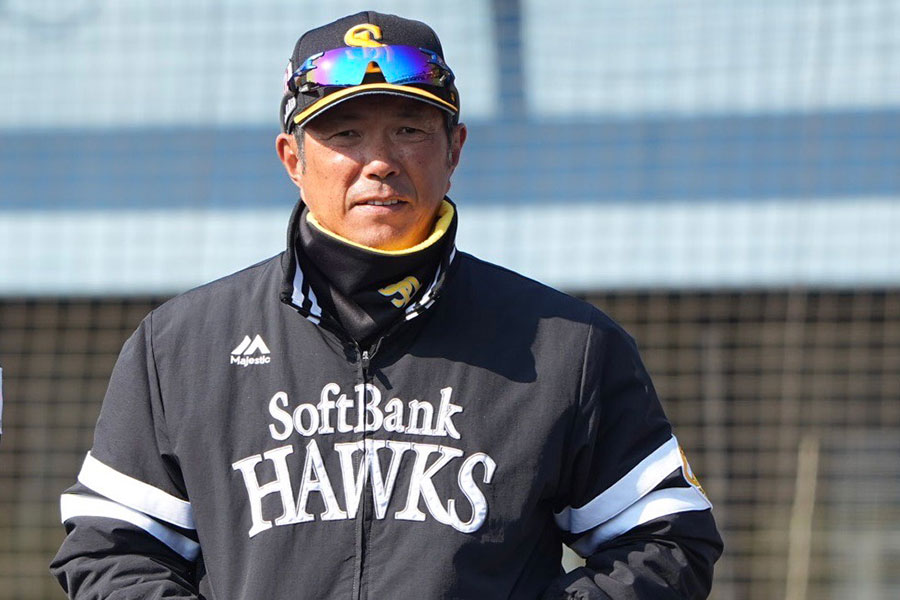 オリックス戦の指揮を執った小久保裕紀監督【写真：冨田成美】