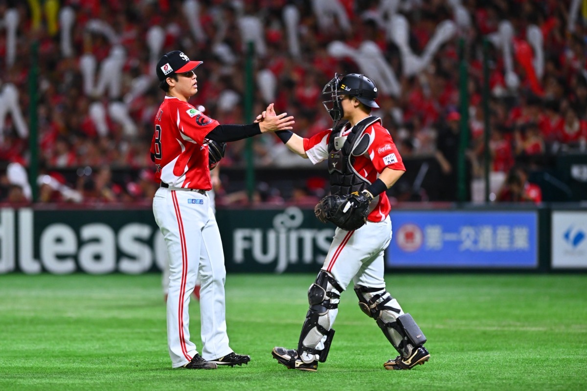 2日の楽天戦で2セーブ目を挙げた藤井皓哉【写真：古川剛伊】