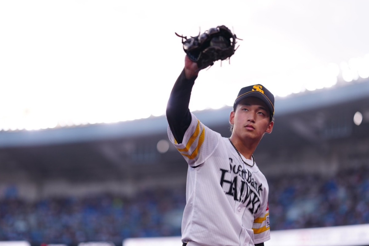 ロッテ戦に登板した前田悠伍【写真：矢口亨】