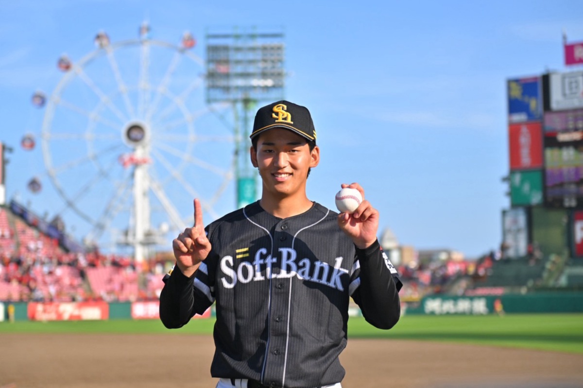プロ初勝利を挙げた前田悠伍【写真：古川剛伊】