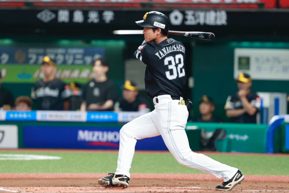 キャリアハイとなる90安打目を放った柳町達【写真：小池義弘】