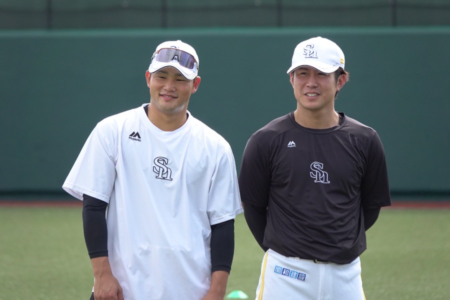 川村友斗と山本恵大【写真：竹村岳】