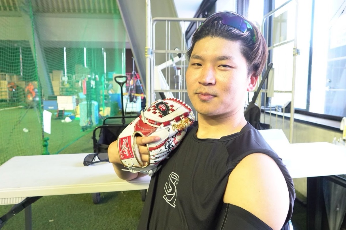 近況を語った長谷川威展【写真：竹村岳】