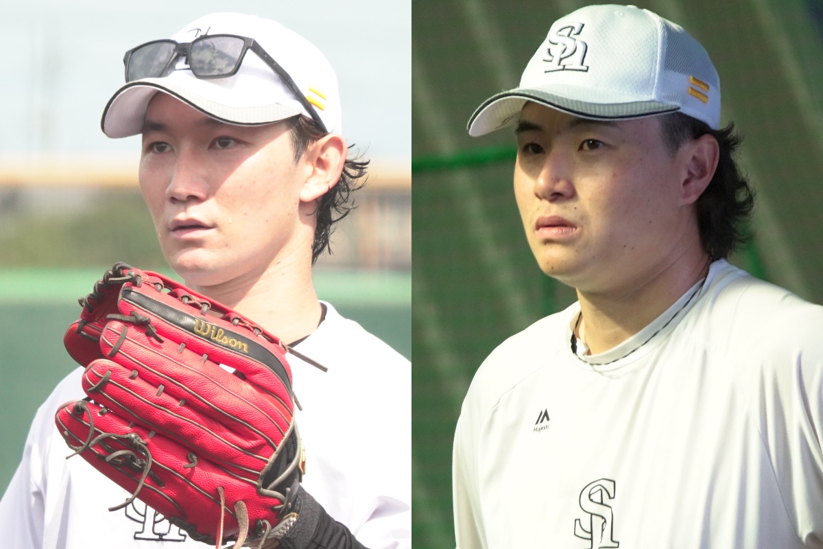 正木智也（左）と前田純【写真：竹村岳】