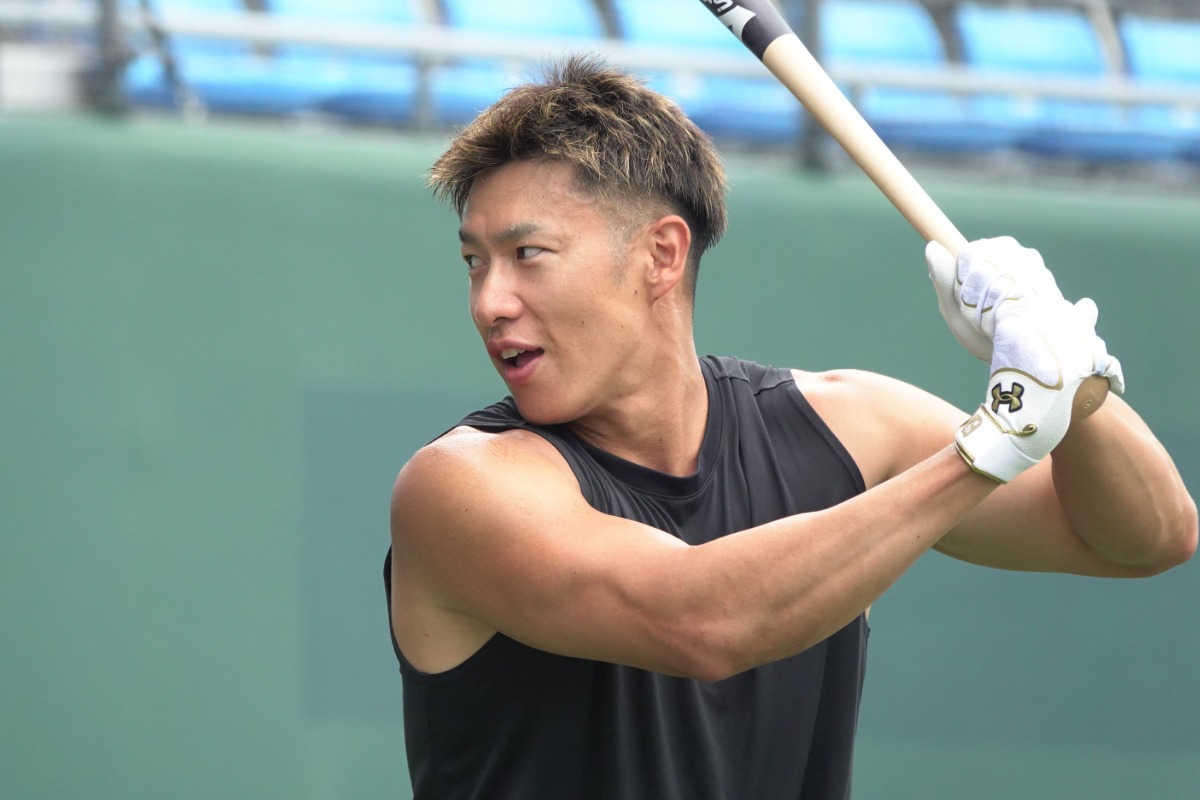 柳田悠岐【写真：竹村岳】