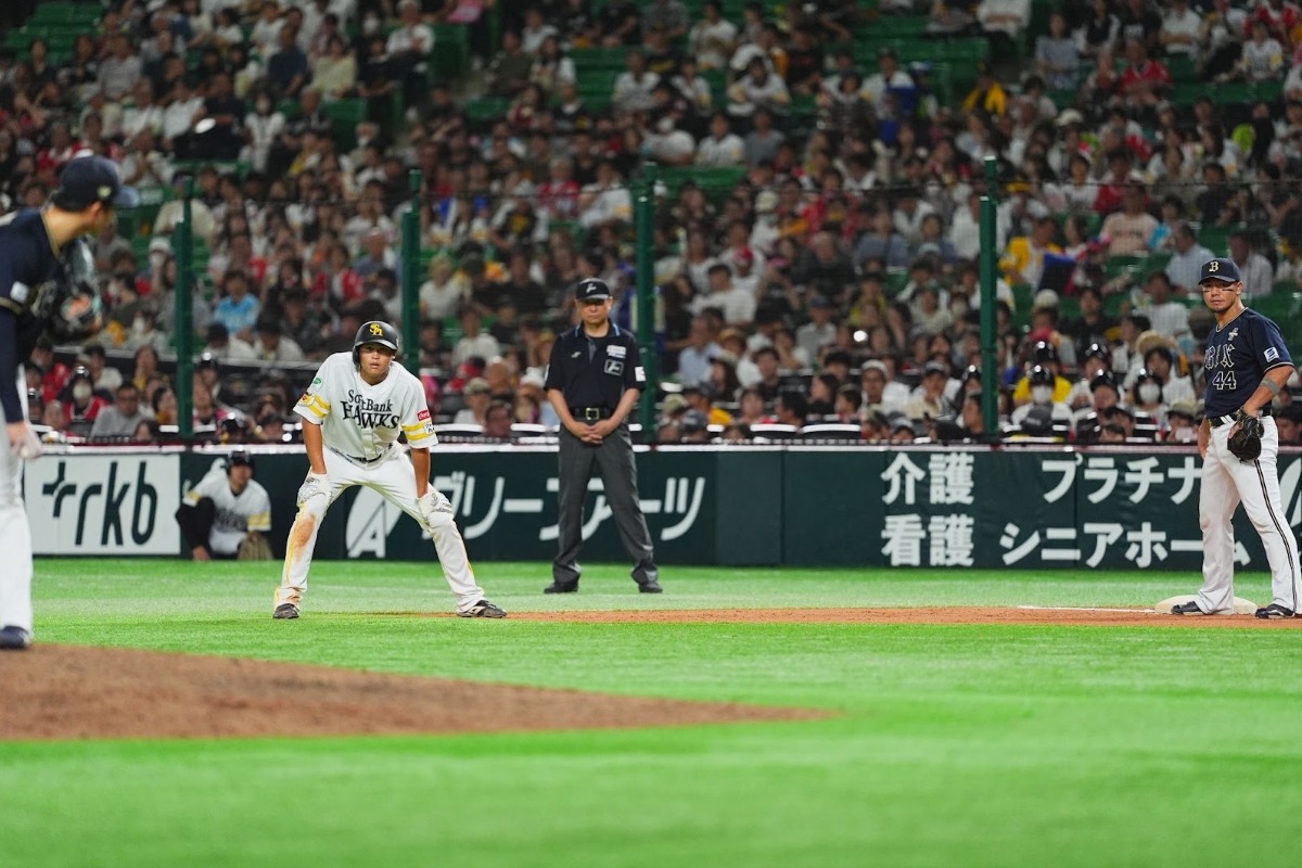 大きなリードをとる笹川【写真：小林靖】