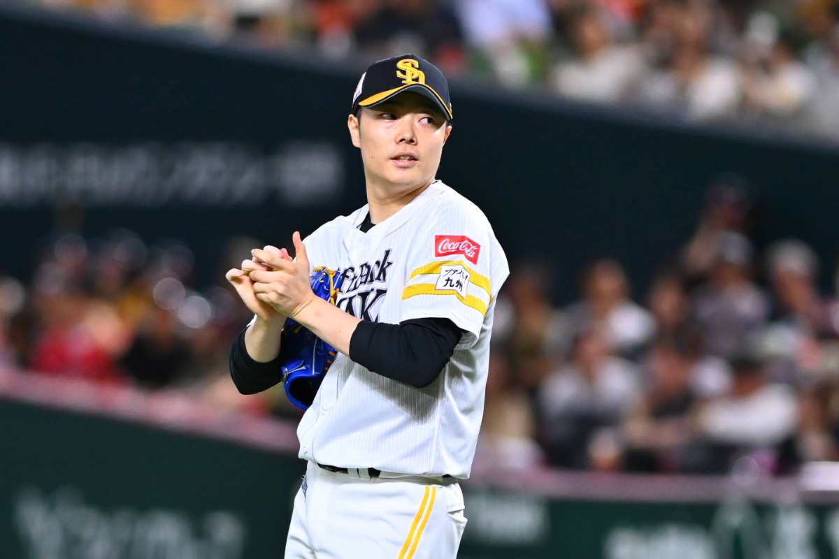 8月20日の西武戦に登板した松本裕樹【写真：古川剛伊】