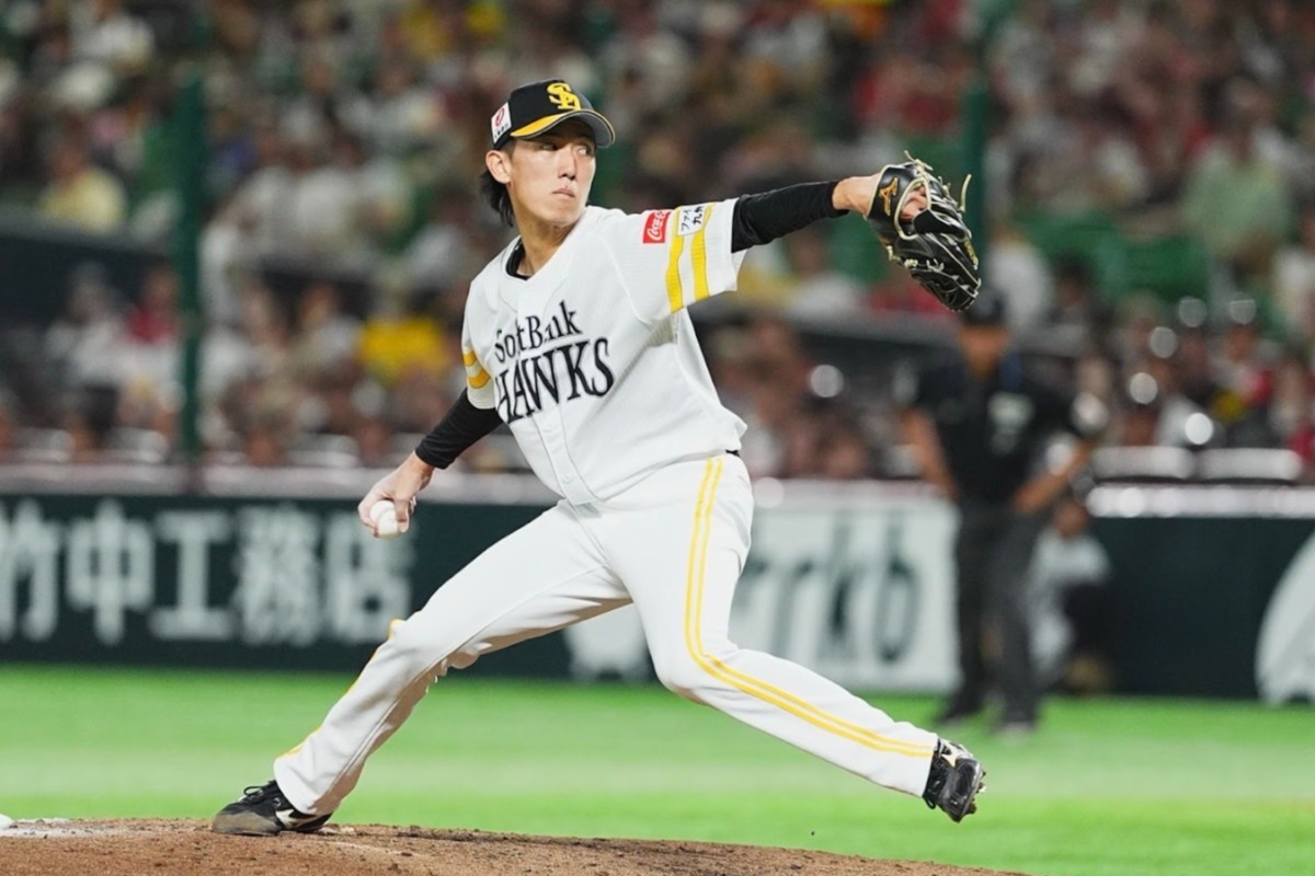 楽天戦に先発した大津亮介【写真：小林靖】