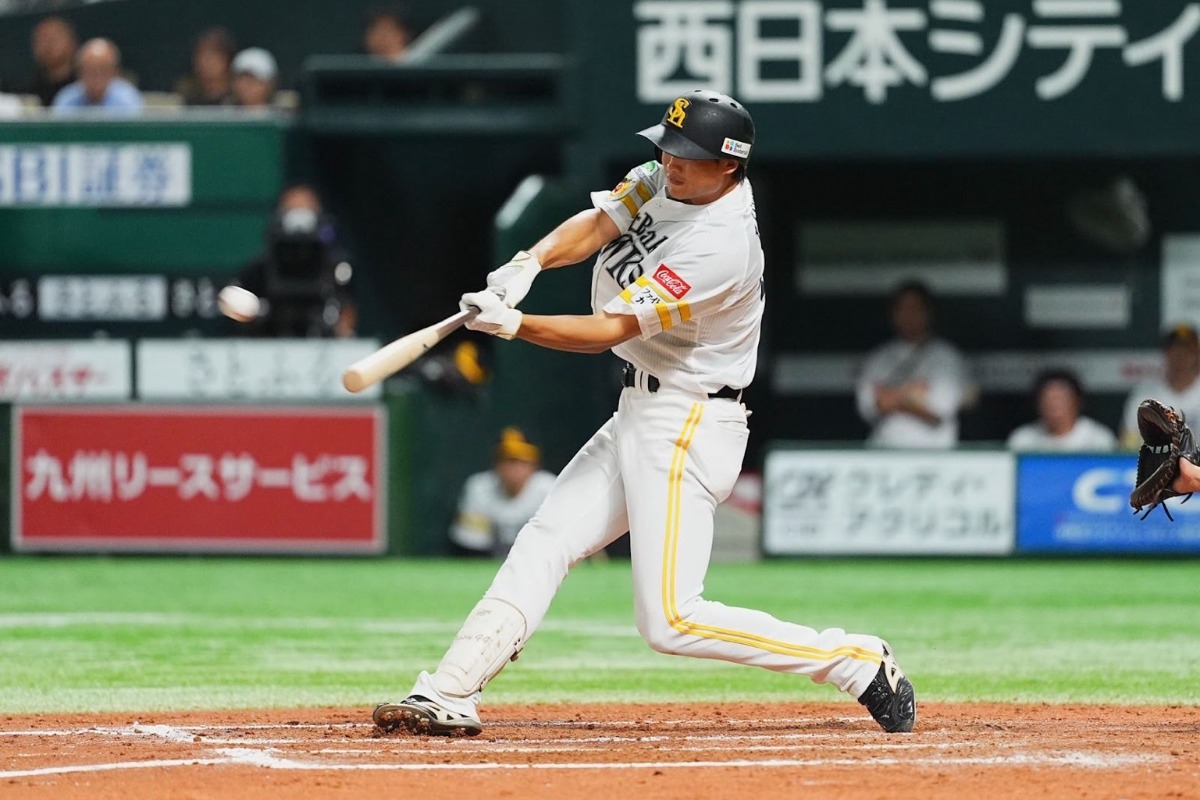 1号2ランを放った笹川吉康【写真：小林靖】