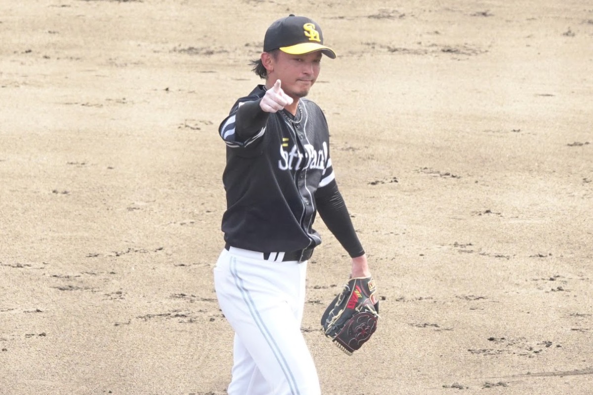 2軍戦で好投した東浜巨【写真：竹村岳】