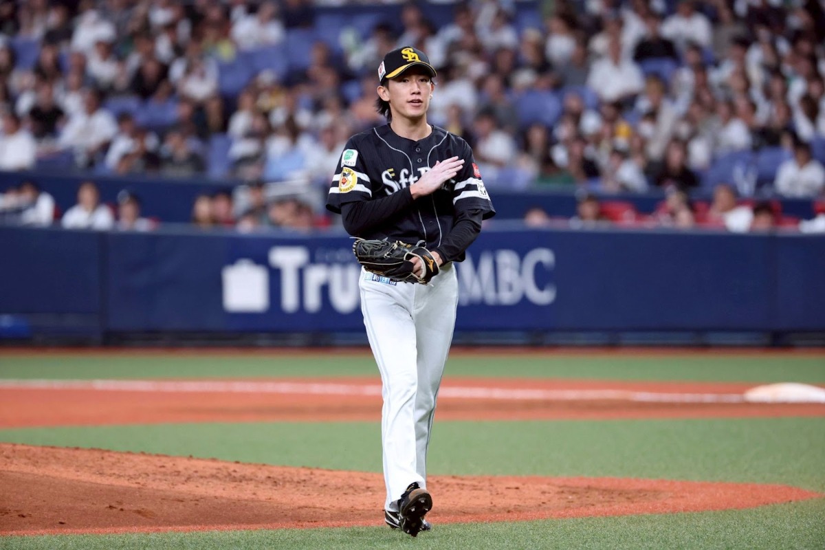 6回無失点の好投で5勝目を挙げた大津亮介【写真：栗木一考】