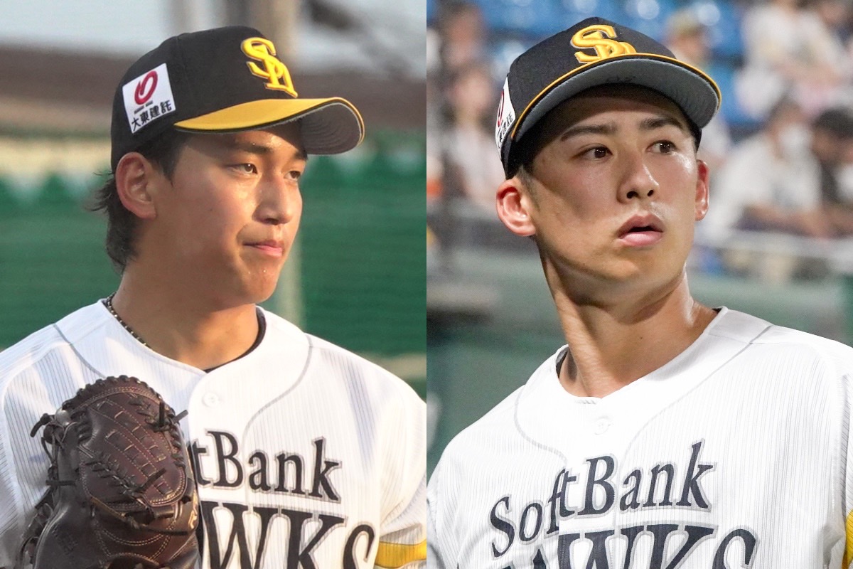 前田悠伍（左）と板東湧梧【写真：竹村岳】