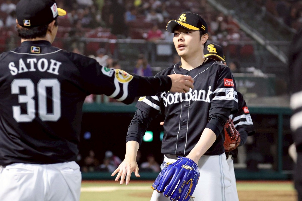 楽天打線を3者凡退に仕留めた松本裕樹【写真：栗木一考】