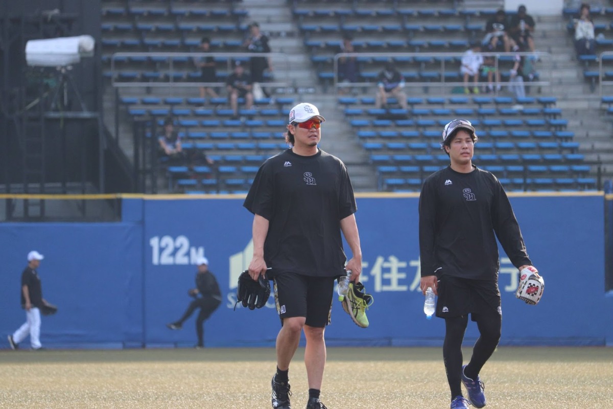杉山一樹と藤井皓哉【写真：竹村岳】
