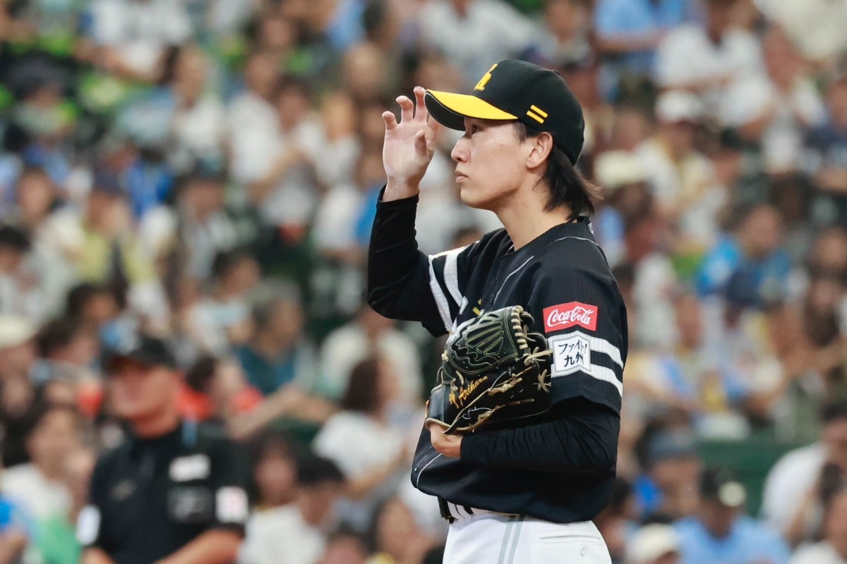  西武戦で先発した大津亮介【写真：小池義弘】