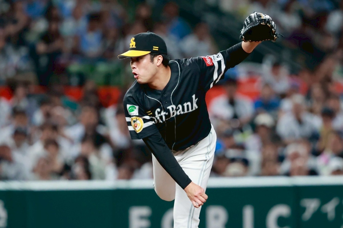 9月27日、1回無失点に抑える藤井皓哉【写真：小池義弘】