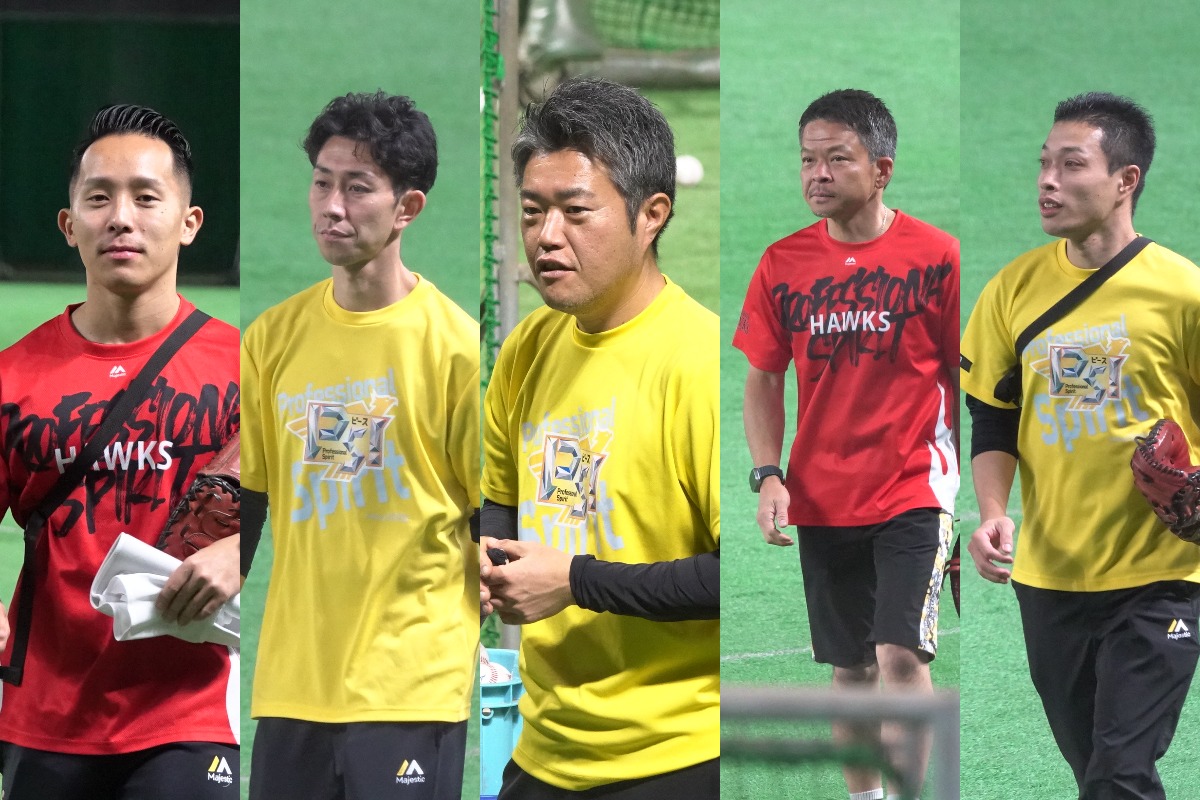 左から庄嶋さん、松永さん、山西さん、鈴木さん、小野さん【写真：竹村岳】