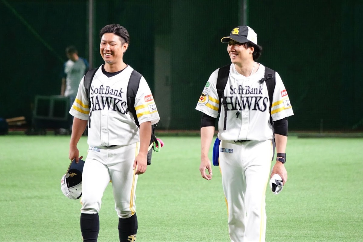 岡本正靖さんと金村幸治さん【写真：竹村岳】