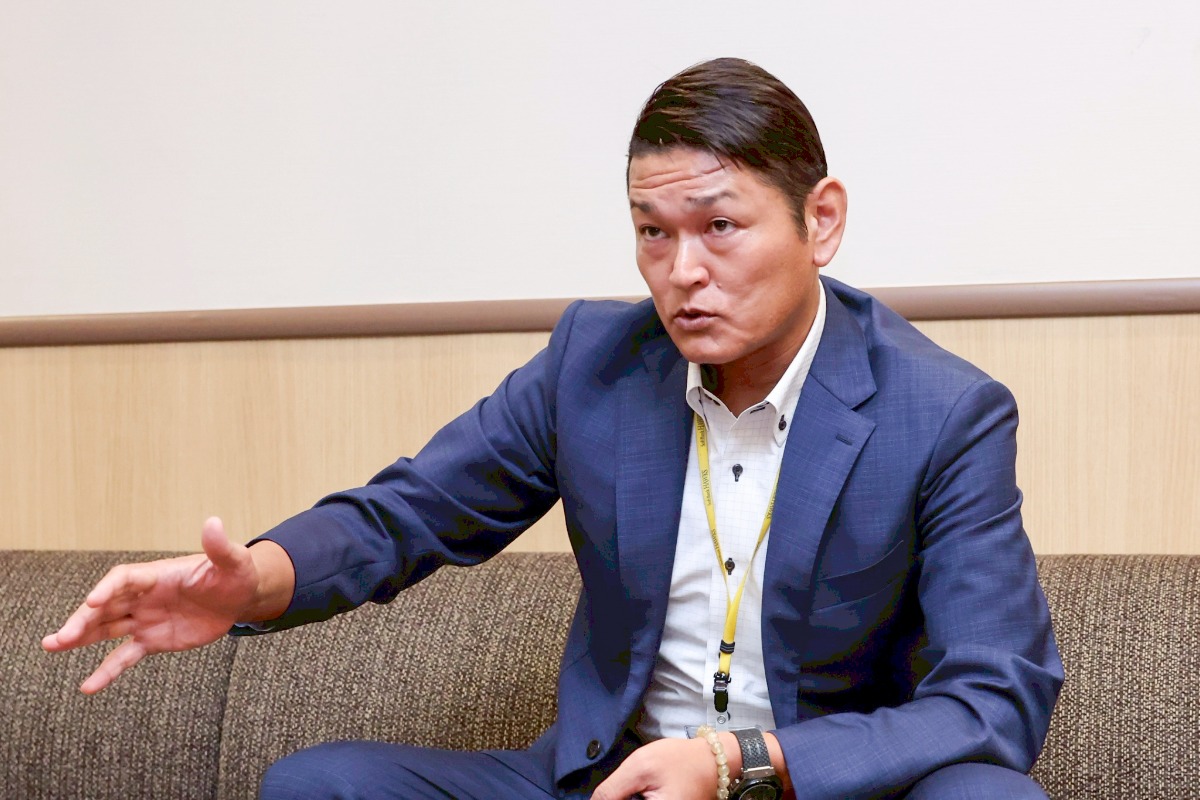 永井智浩編成育成本部長【写真：加治屋友輝】