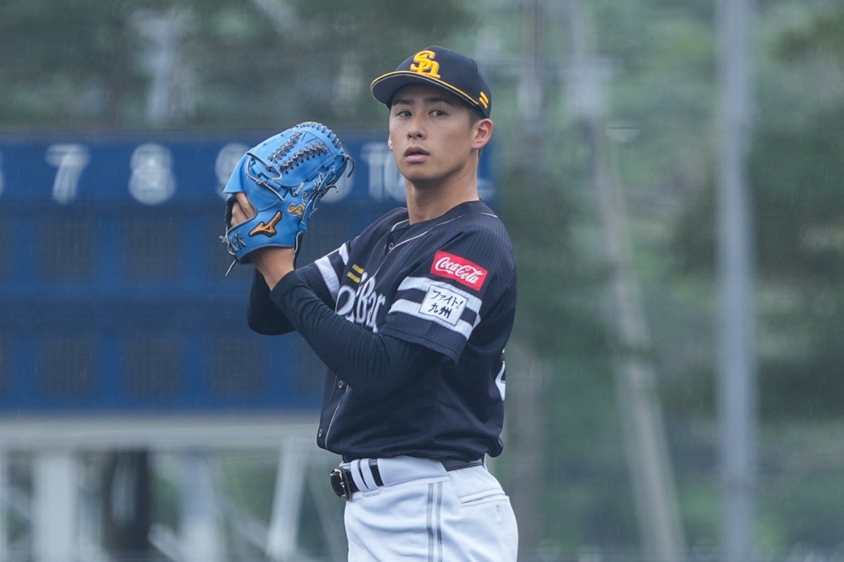 フェニックス・リーグで先発した板東湧梧【写真：森大樹】