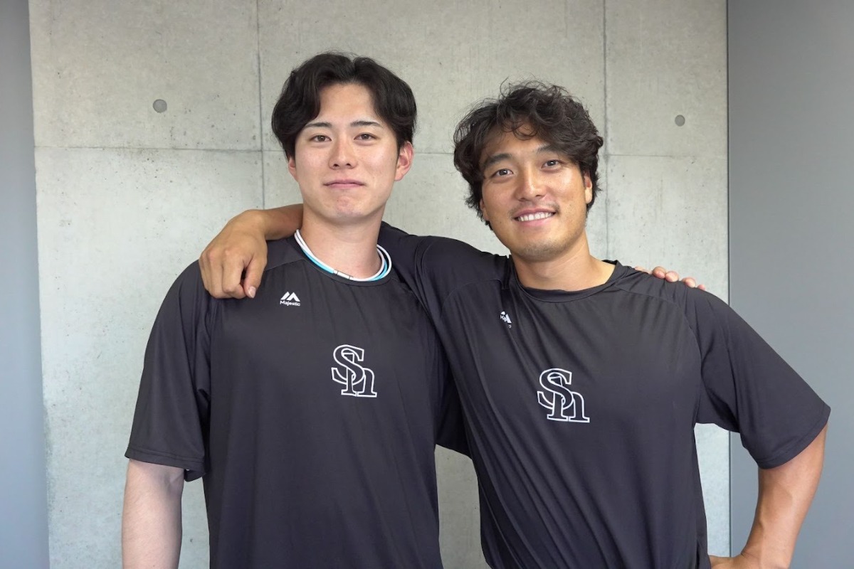 川口冬弥と大友宗【写真：竹村岳】