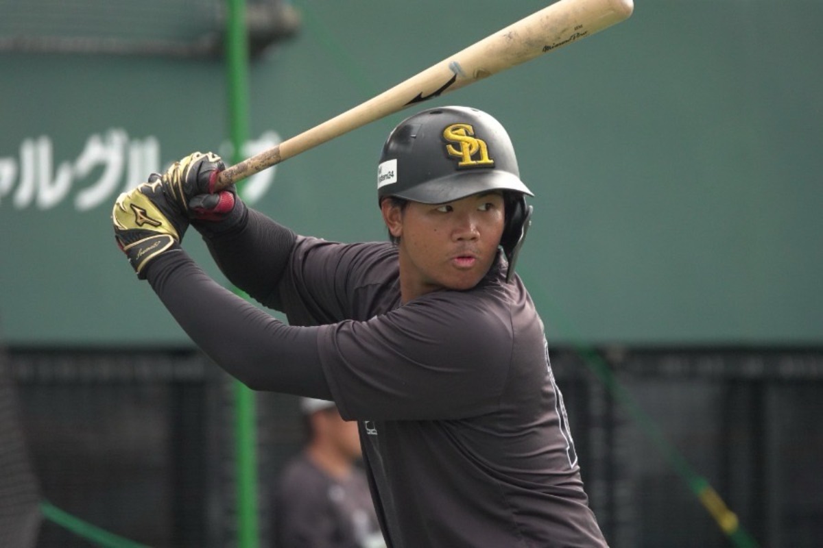 秋季練習するザイレン【写真：竹村岳】