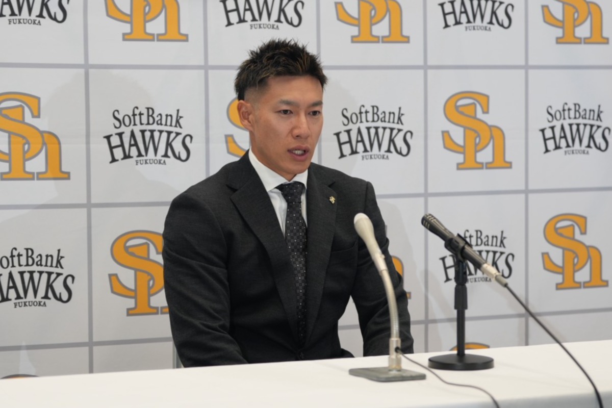 契約更改交渉に臨んだ柳田悠岐【写真：森大樹】