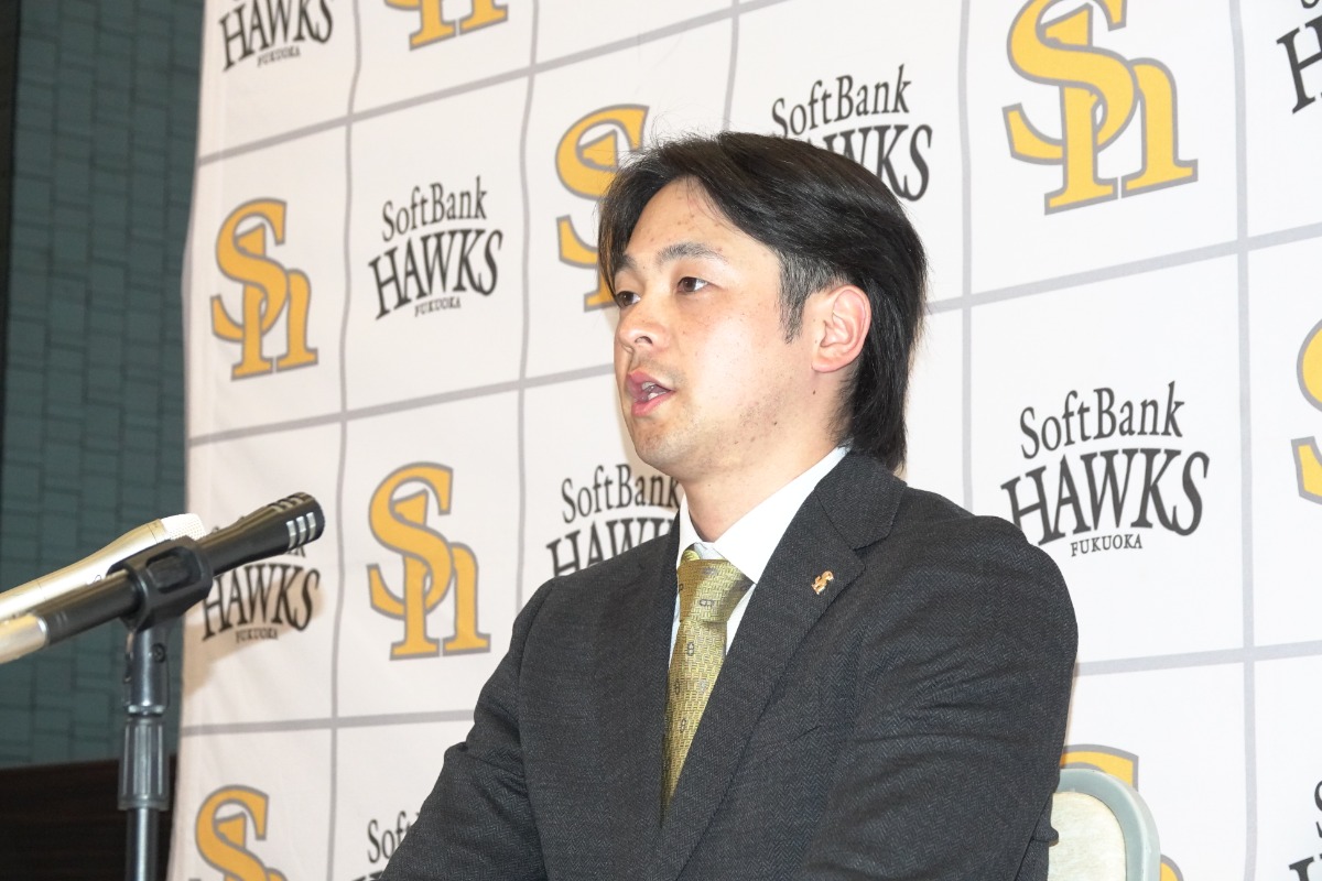 契約更改を終えた川瀬晃【写真：竹村岳】