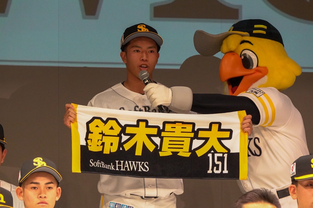 育成ドラフト5位・鈴木貴大【写真：竹村岳】