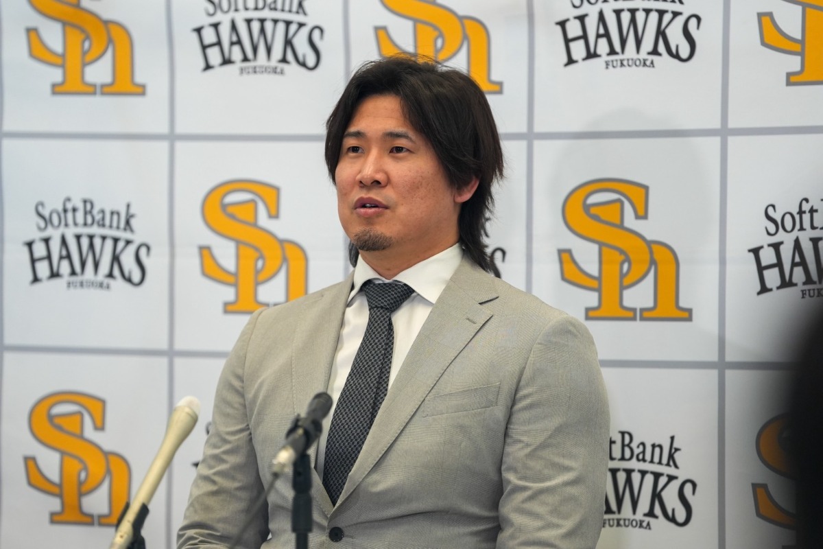 契約更改交渉に臨んだ杉山一樹【写真：森大樹】