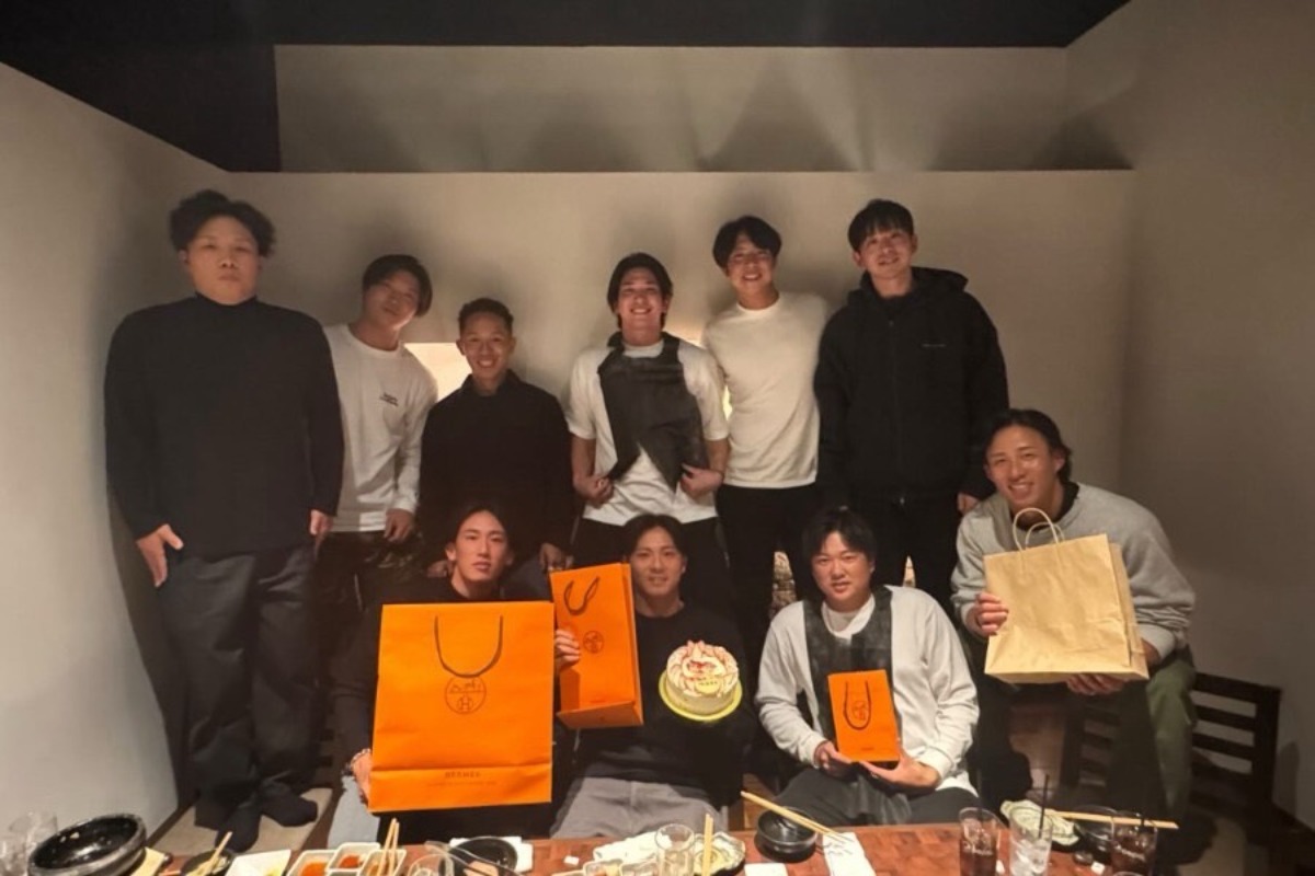 佐藤直樹の送別会【写真提供：庄嶋大一郎さん】