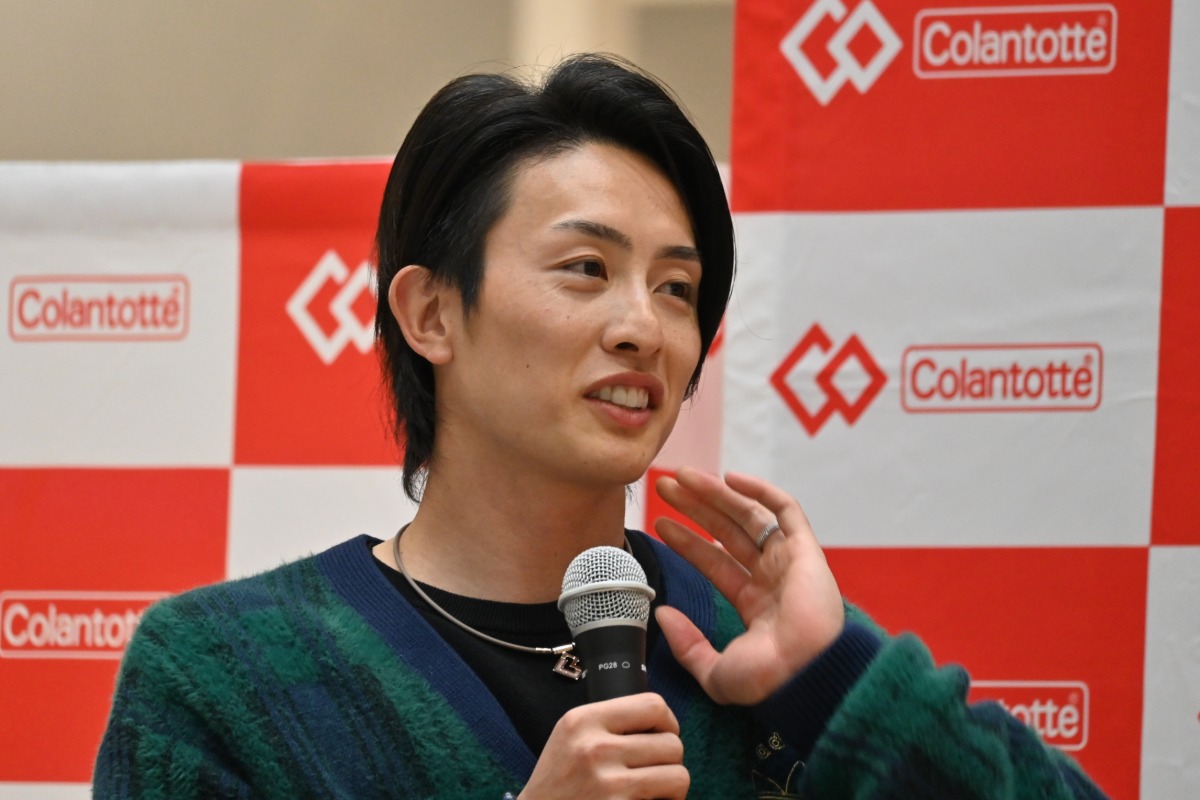 トークショーに参加した周東佑京【写真：長濱幸治】