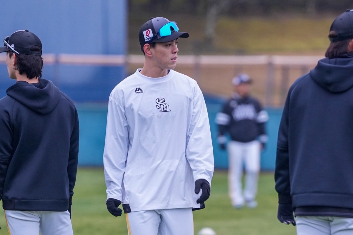 A組の練習に参加した高橋隆慶【写真：森大樹】