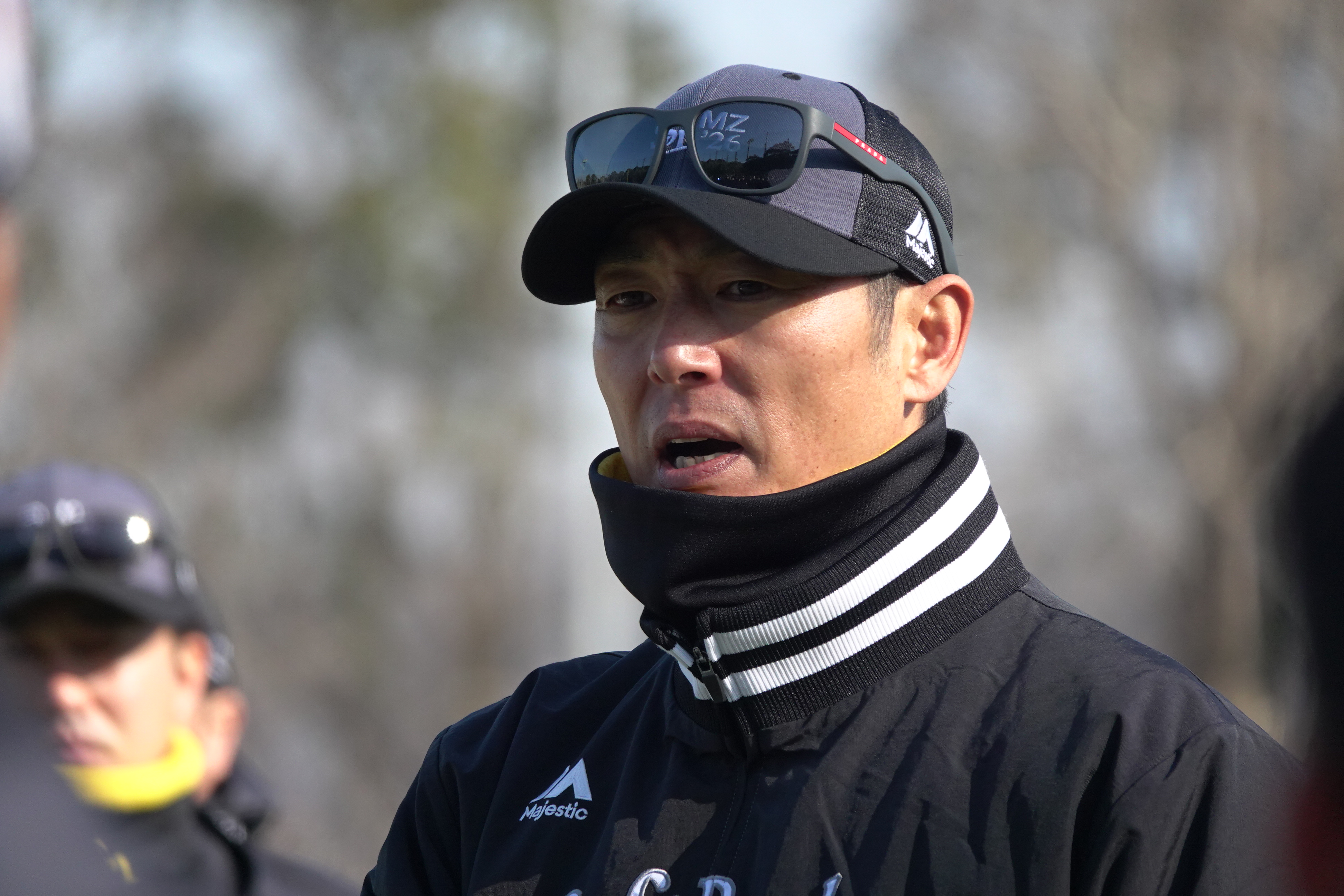 斉藤和巳2軍監督【撮影：竹村岳】