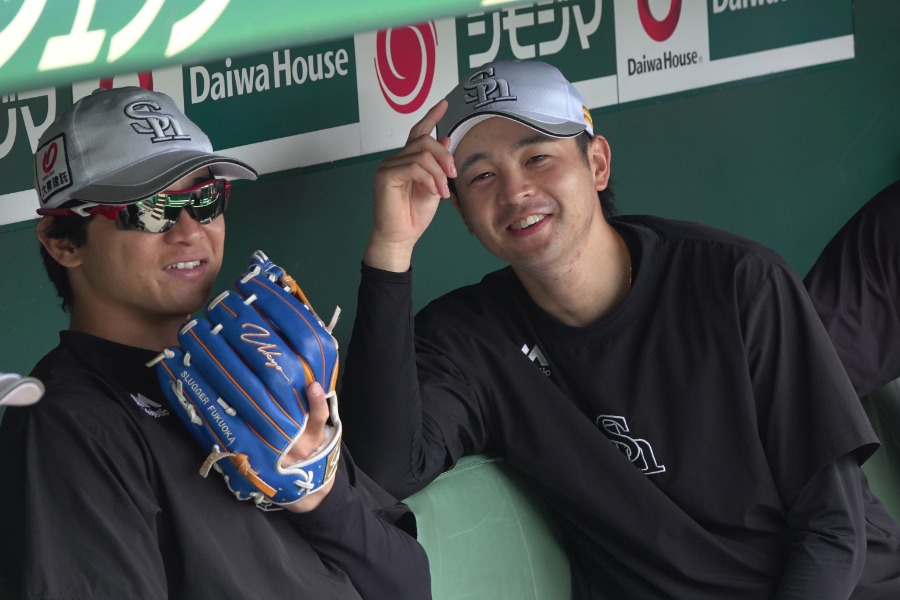 川瀬晃（右）と谷川原健太【写真：竹村岳】