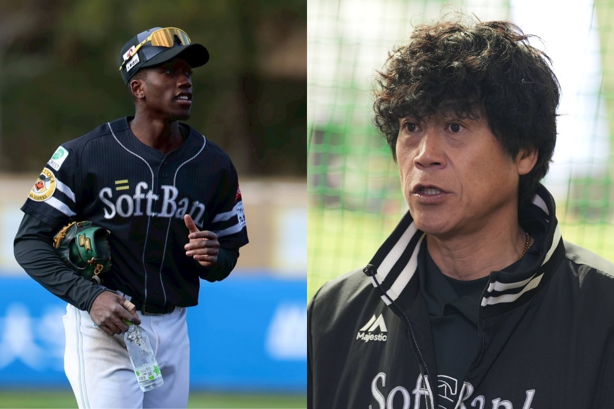 イヒネ・イツアと城島健司CBO【写真：加治屋友輝、森大樹】