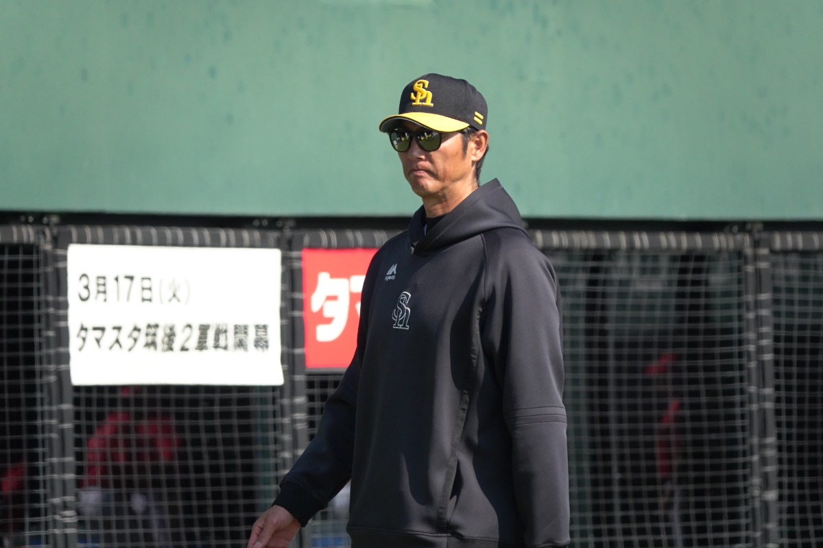 斉藤和巳2軍監督【写真：竹村岳】