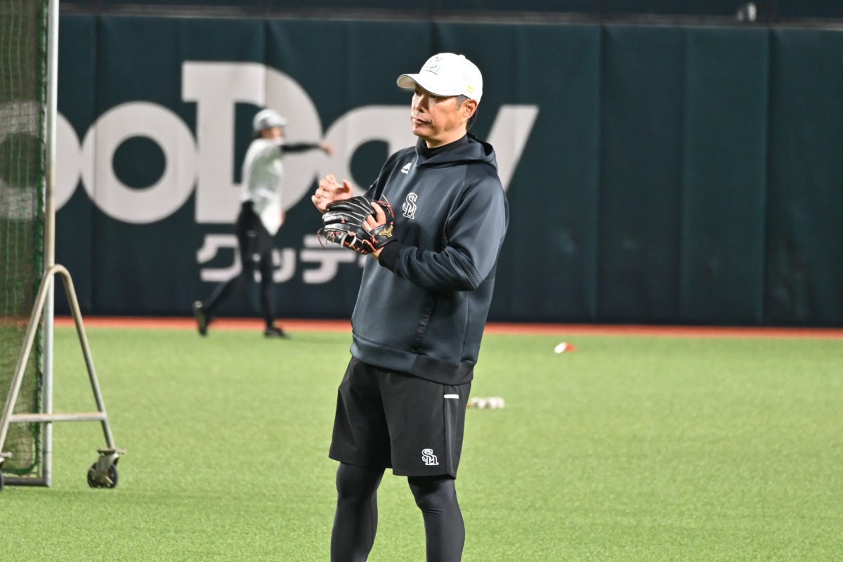 小久保裕紀監督【写真：長濱幸治】