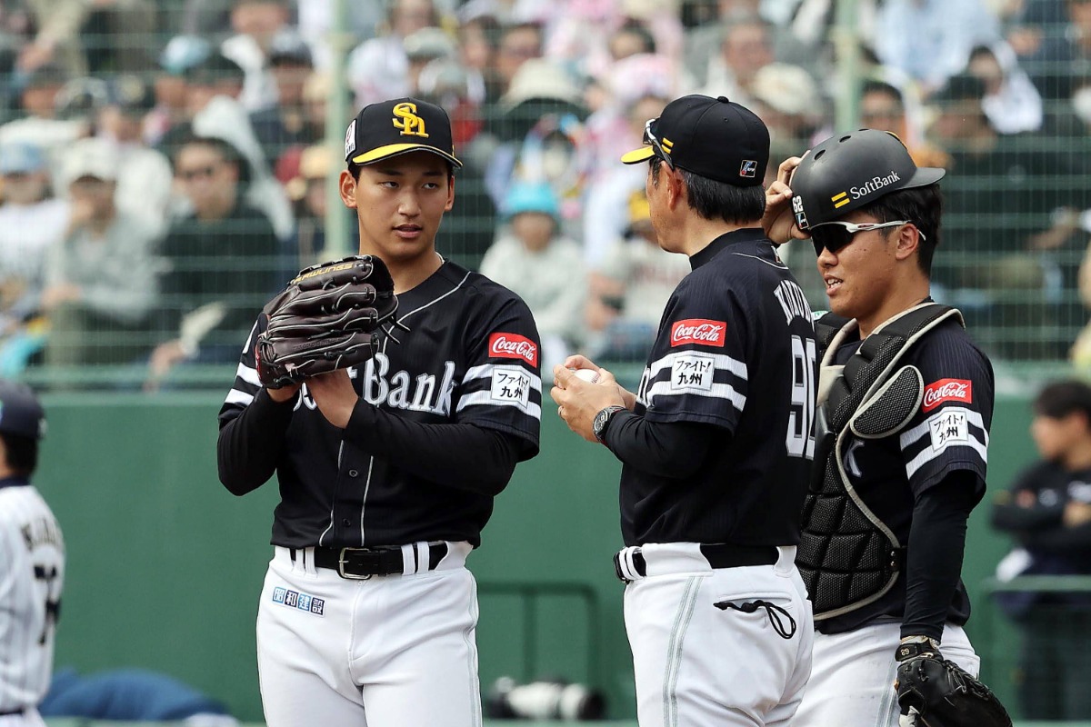 侍ジャパン戦で6失点を喫した前田悠伍【写真：栗木一考】
