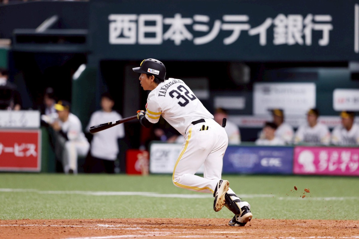 2安打2打点の活躍を見せた柳町達【写真：栗木一考】