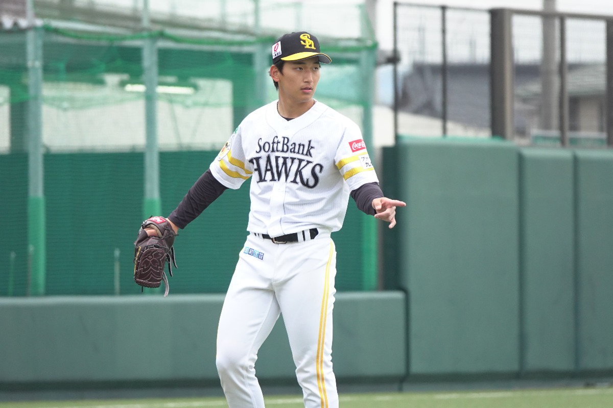 2軍戦に登板した前田悠伍【写真：竹村岳】